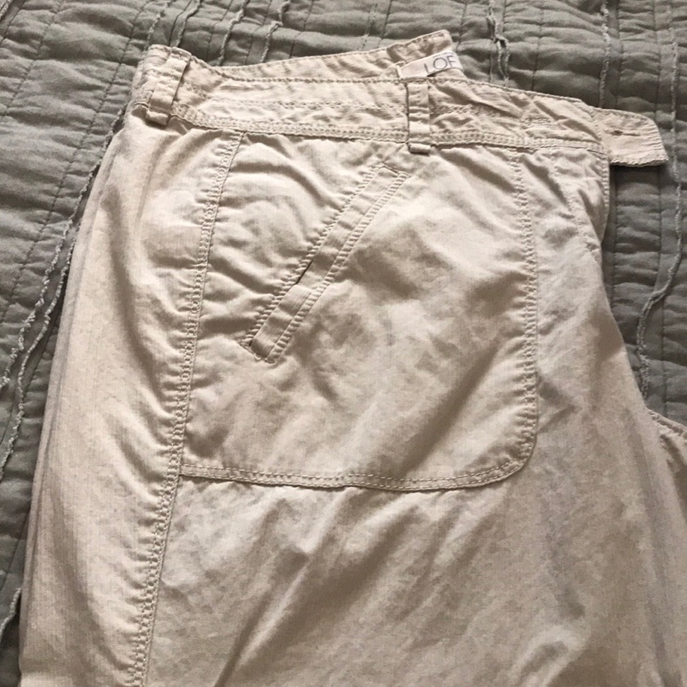 Loft lightweight cropped pants